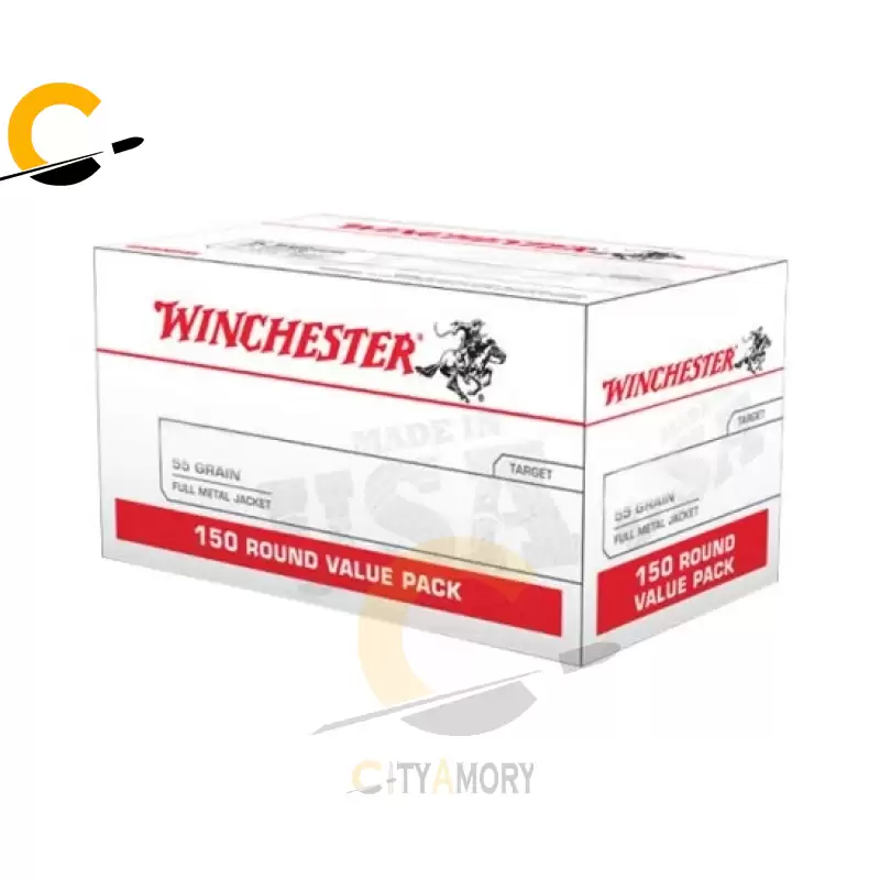 Winchester 556mm Centerfire FMJ Rifle Ammo