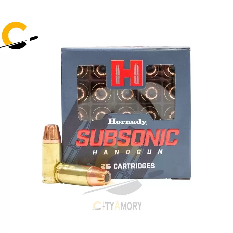 Hornady 9mm Luger 147gr XTP Subsonic 25/Box